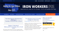 Desktop Screenshot of ironworkers512.com